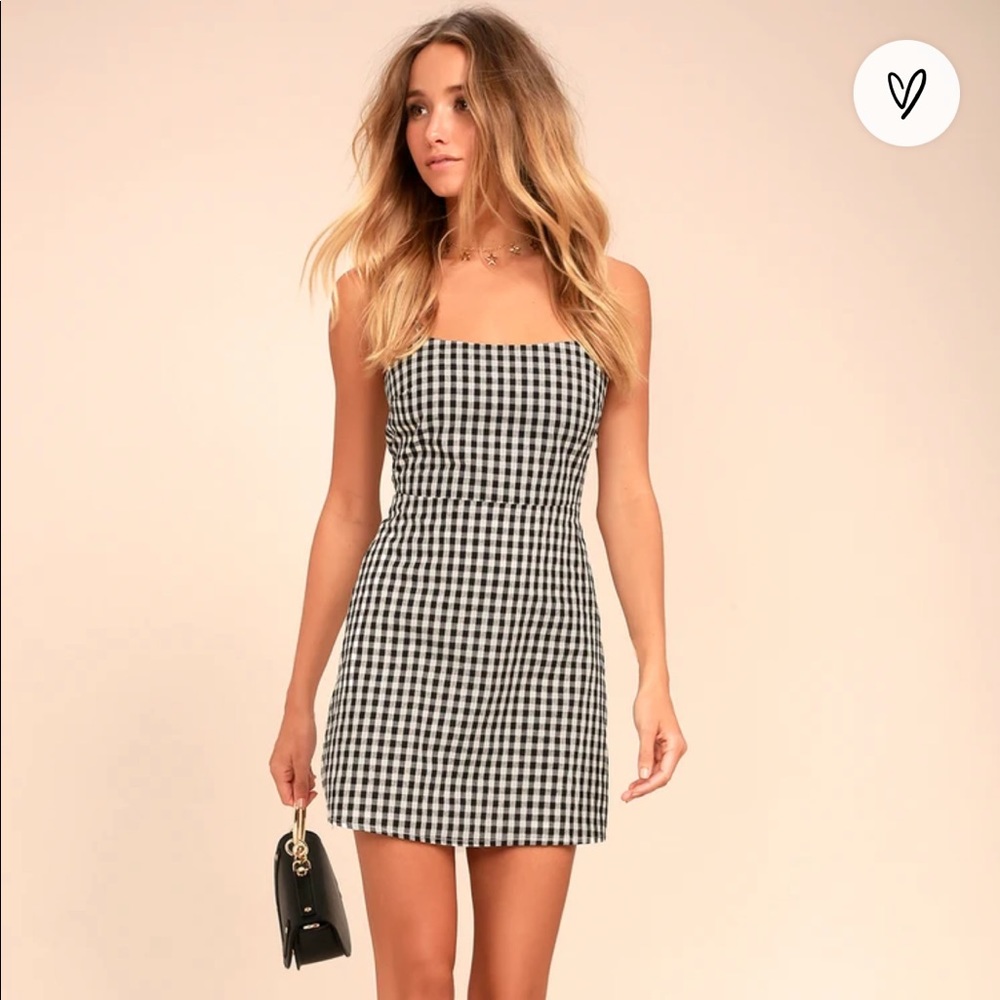 Lulus Gingham Dress